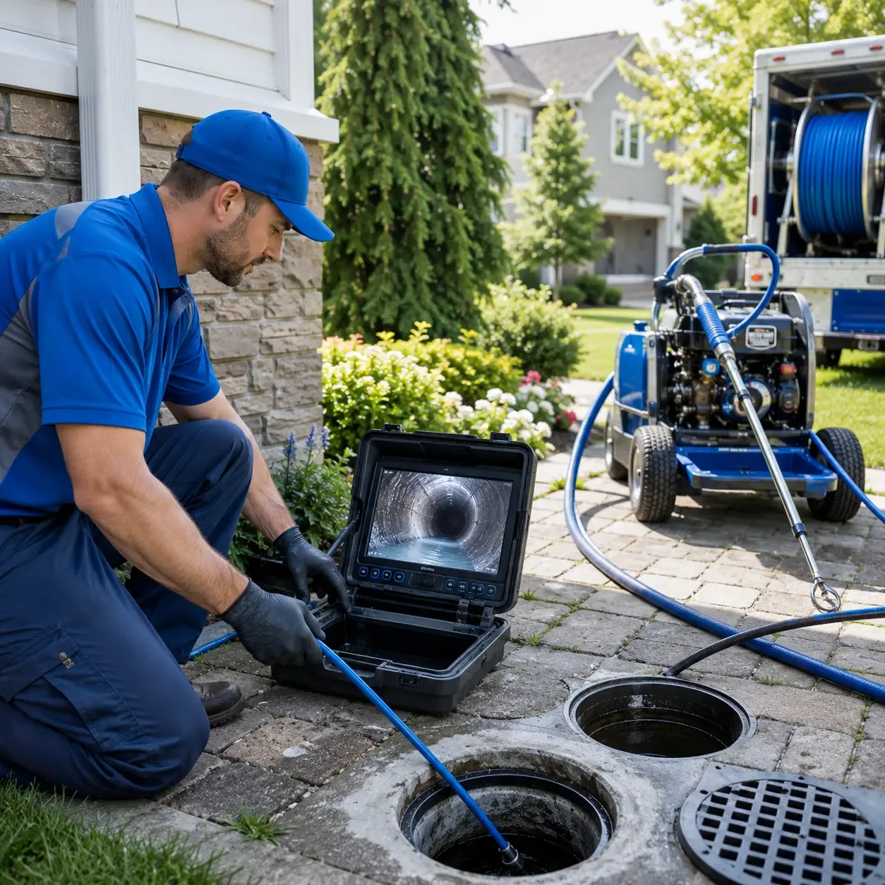 Outdoor drain cleaning professionals serving Brickeys, AR